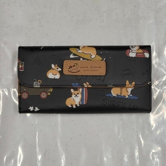 Waterproof Corgi Multifunctional Trifold Wallet - Picture 8 of 14